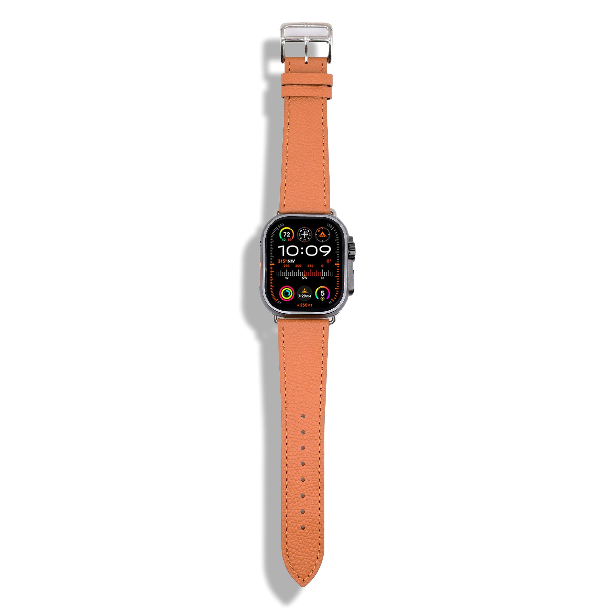 LX Leather Apple Watch Strap – Silver Buckle