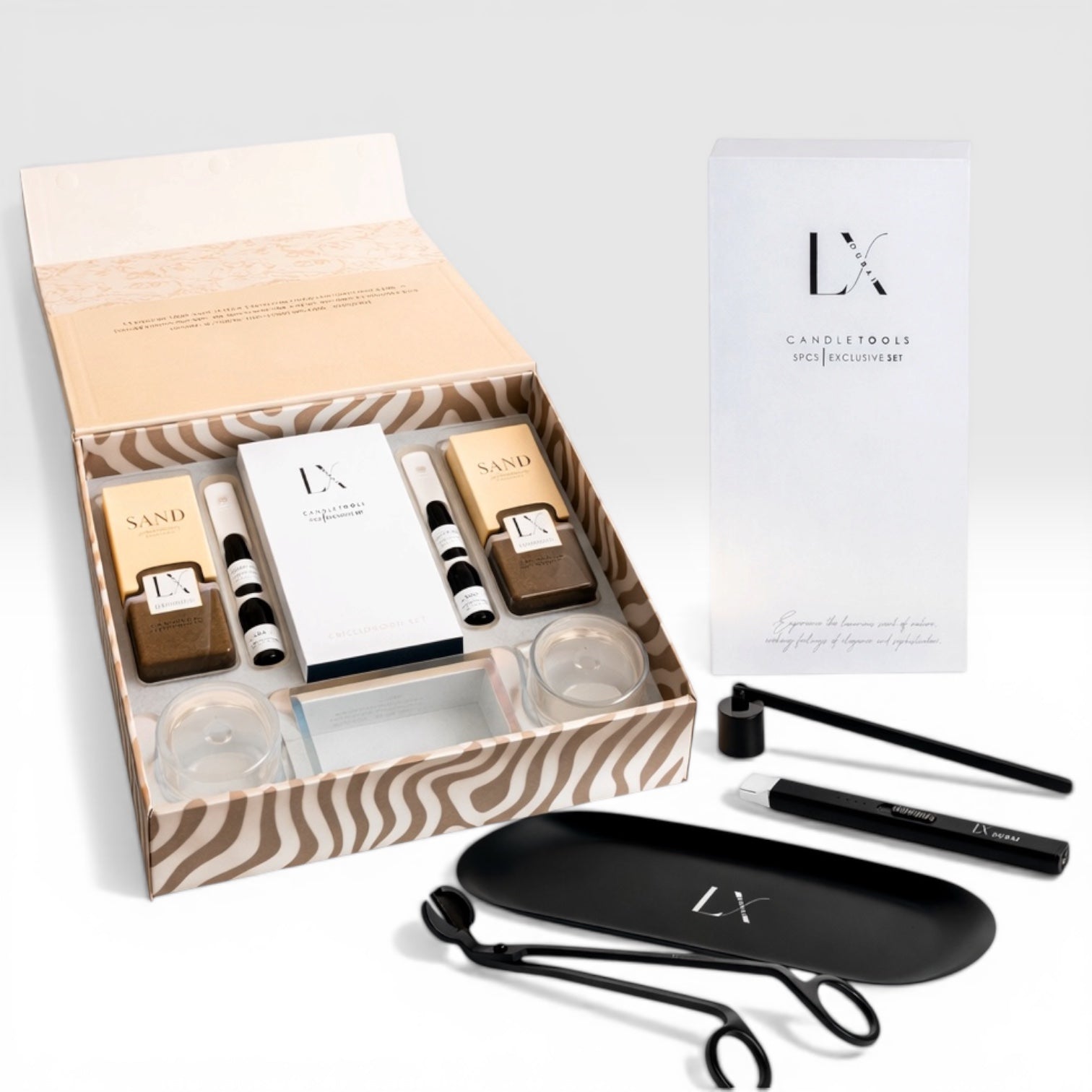LX Sand Candle Gift Box – Gold Edition