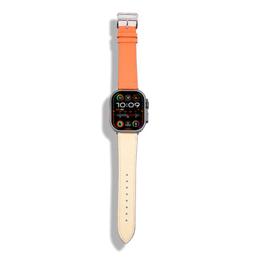 Apple Watch Leather Two Color with Print
